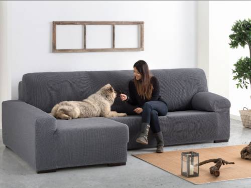 Funda Chaise Longue Bielástica Eysa BRAZO LARGO CORA
