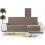 Funda Sofá Chaise Longue Eysa MID 