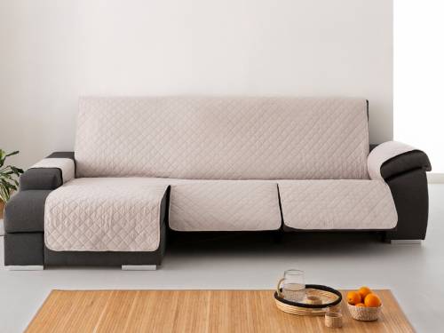 Funda Sofa Chaiselongue Reversible Acolchada Eysa CARIBU