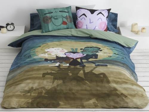 Dúo de funda nórdica y funda de almohada Draky