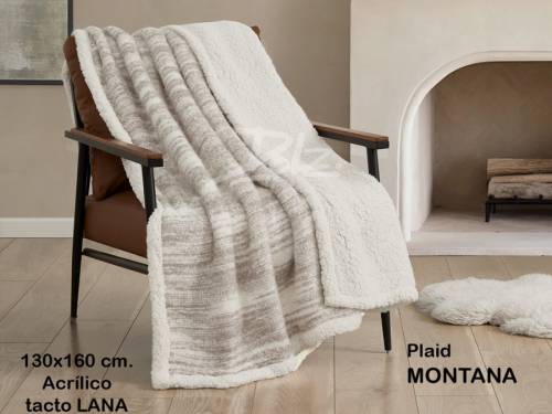 Manta Plaid Sherpa Dolz MONTANA