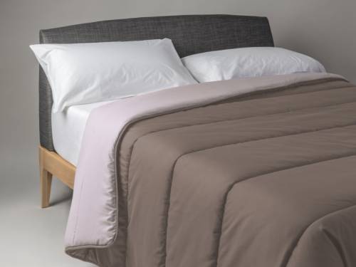 Edredón Nórdico Velfont DENVER BICOLOR - Taupe/Cuerda