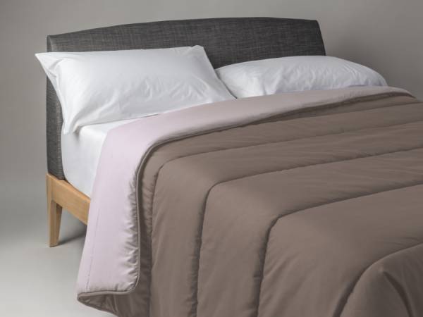 Edredón Nórdico Velfont DENVER BICOLOR - Taupe/Cuerda