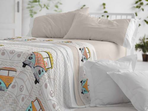 Juego Sábanas Infantiles Burrito Blanco DORM 107