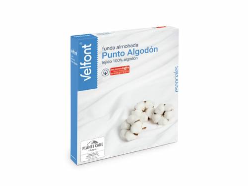 Funda almohada Velfont PUNTO ALGODÓN