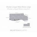 Funda Chaise Longue + Relax Premium Eysa ROC