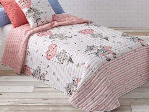 Colcha Bouti Manterol SPOT JUNIOR 607 Unicornios