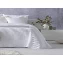 Colcha Jacquard Blanca Hostelería Cuadros