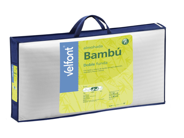 Almohada  Velfont  Doble Funda BAMBU