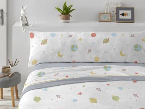 Sabanas Coralina Infantiles Burrito Blanco 991