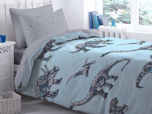 Funda Nórdica Infantil Reversible DINOBOT