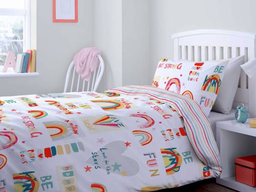 Funda Nórdica Infantil Reversible RAINBOW