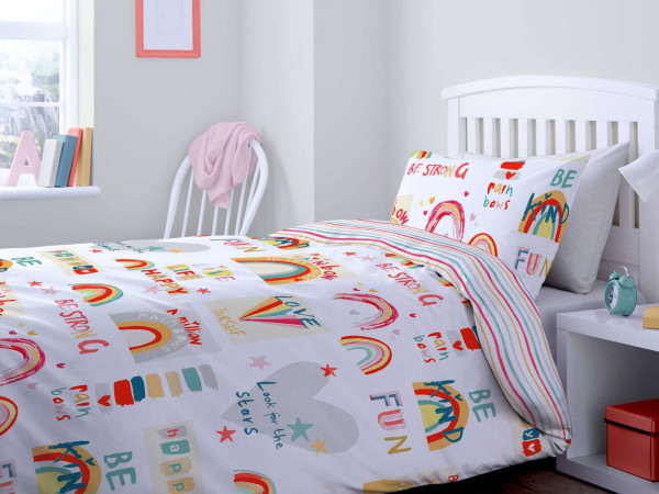 Funda Nórdica Infantil Reversible RAINBOW