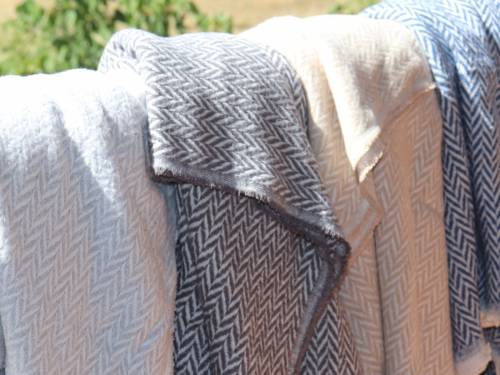 Manta algodón reciclado Estelia VERO