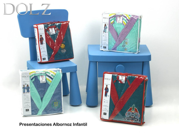 Albornoz Infantil Bordado HADA