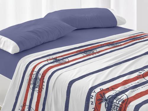 Juego Sábanas Burrito Blanco FASHION 147