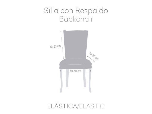 Funda de Silla Con Respaldo Elástica APOLO