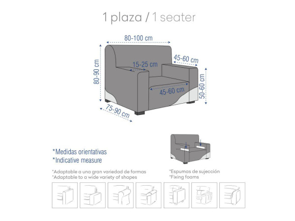 Funda Sofá Elástica Eysa APOLO
