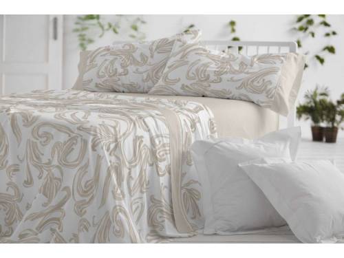 Juego Sábanas Burrito Blanco FASHION 145