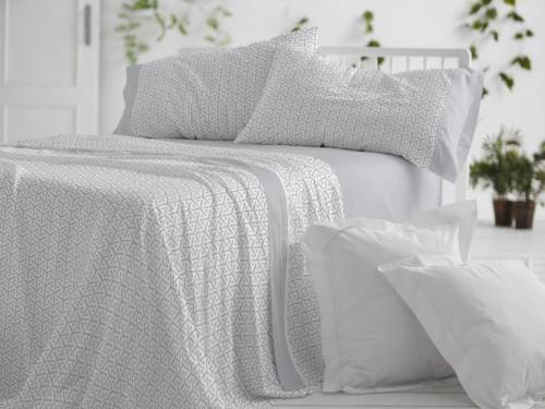 Juego Sabanas 100% algodón CLARO DE LUNA 638