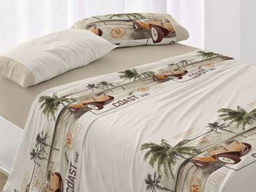 Juego Sábanas Burrito Blanco FASHION 148