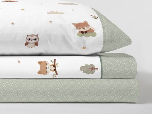 Juego Sábanas Infantil Catotex FOREST