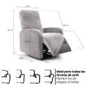Funda Sillon Relax Pies Juntos Mini VELVET