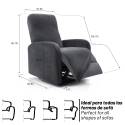 Funda Sillon Relax Pies Juntos Mini VELVET