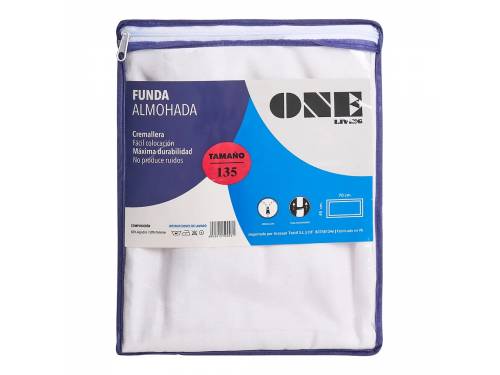 Funda almohada Cuti 50% Algodón ONE LIVING
