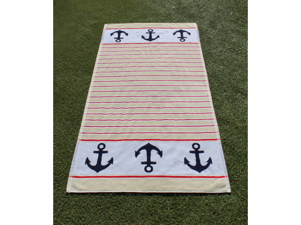Toalla playa 100% Algodón Trovador ANCHOR