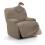 Funda Sillón Relax Pies Juntos Elástica RUSTICA