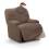 Funda Sillón Relax Pies Juntos Elástica RUSTICA