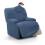 Funda Sillón Relax Pies Juntos Elástica RUSTICA