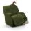 Funda Sillón Relax Pies Juntos Elástica RUSTICA