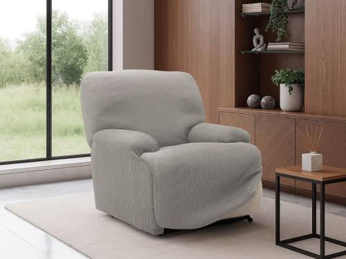 Funda Sillón Relax Pies Juntos Elástica RUSTICA
