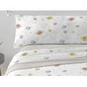 Sabanas Coralina Infantiles Burrito Blanco 107