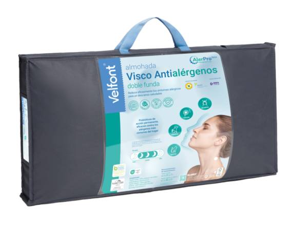 Almohada Viscoelástica Velfont ANTIÁLERGENOS