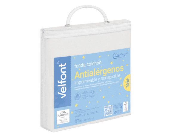 Funda Colchón Cuna Velfont ANTIALERGENOS