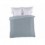 Funda nórdica bicolor algodón 345-ACERO-PLATA