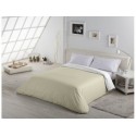 Funda nórdica bicolor algodón 146-BLANCO-PIEDRA