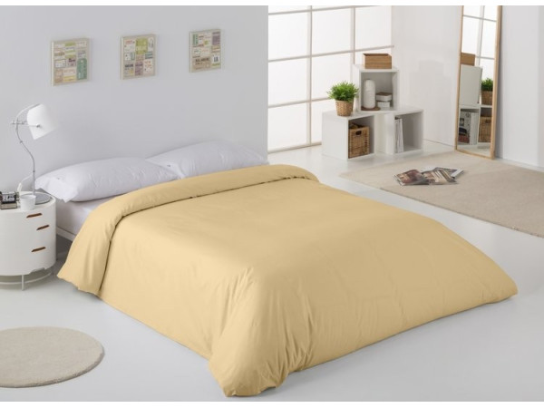 Funda nórdica COMBI LISOS. 100% algodón (144 hilos) 002-BEIGE