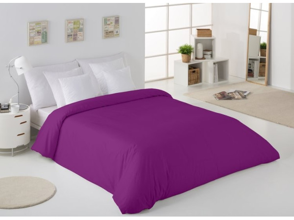 Funda nórdica COMBI LISOS. 100% algodón (144 hilos) 136-MORADO