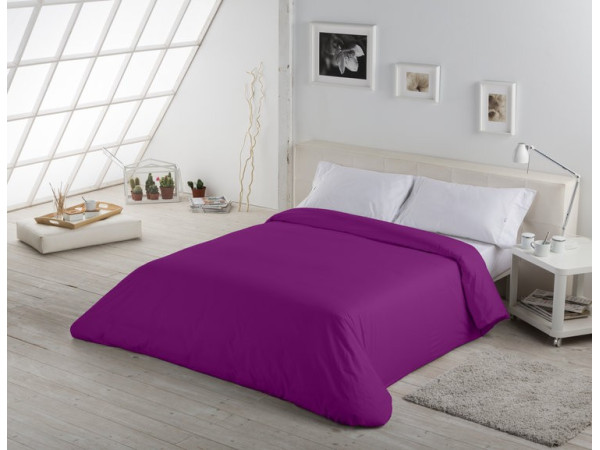 Funda nórdica COMBI LISOS. 100% algodón (144 hilos) 136-MORADO