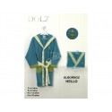 Albornoz Infantil Bordado Dolz HELLO