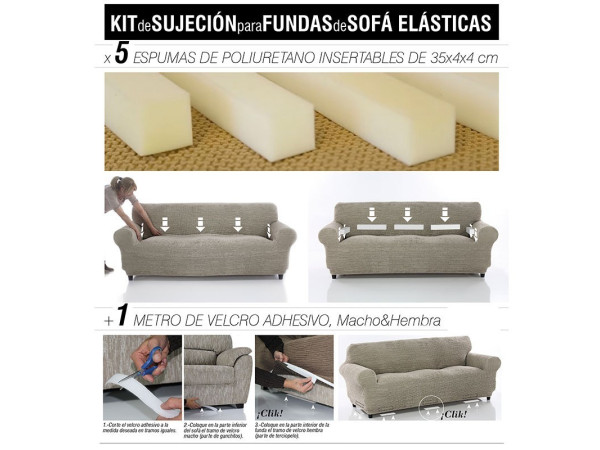 Espuma sujección