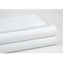 Juego de sábanas 300h doble pespunte 001-BLANCO