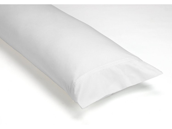 Funda almohada doble pespunte 001-BLANCO
