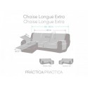 Funda Sofa Chaiselongue antimanchas Eysa TURIN