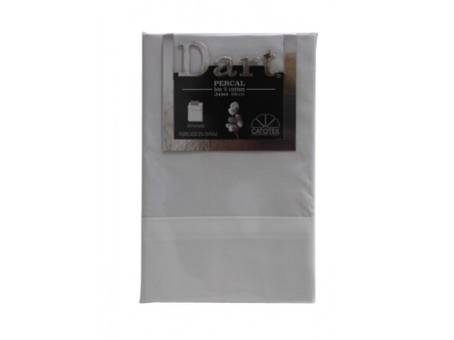 Funda Almohada Lisa SERENA 100% Algodón 200 hilos
