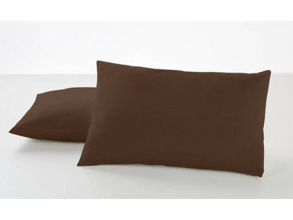 Funda de almohada COMBI LISOS 025-CAFE
